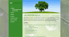 Desktop Screenshot of ekosystemy.cz